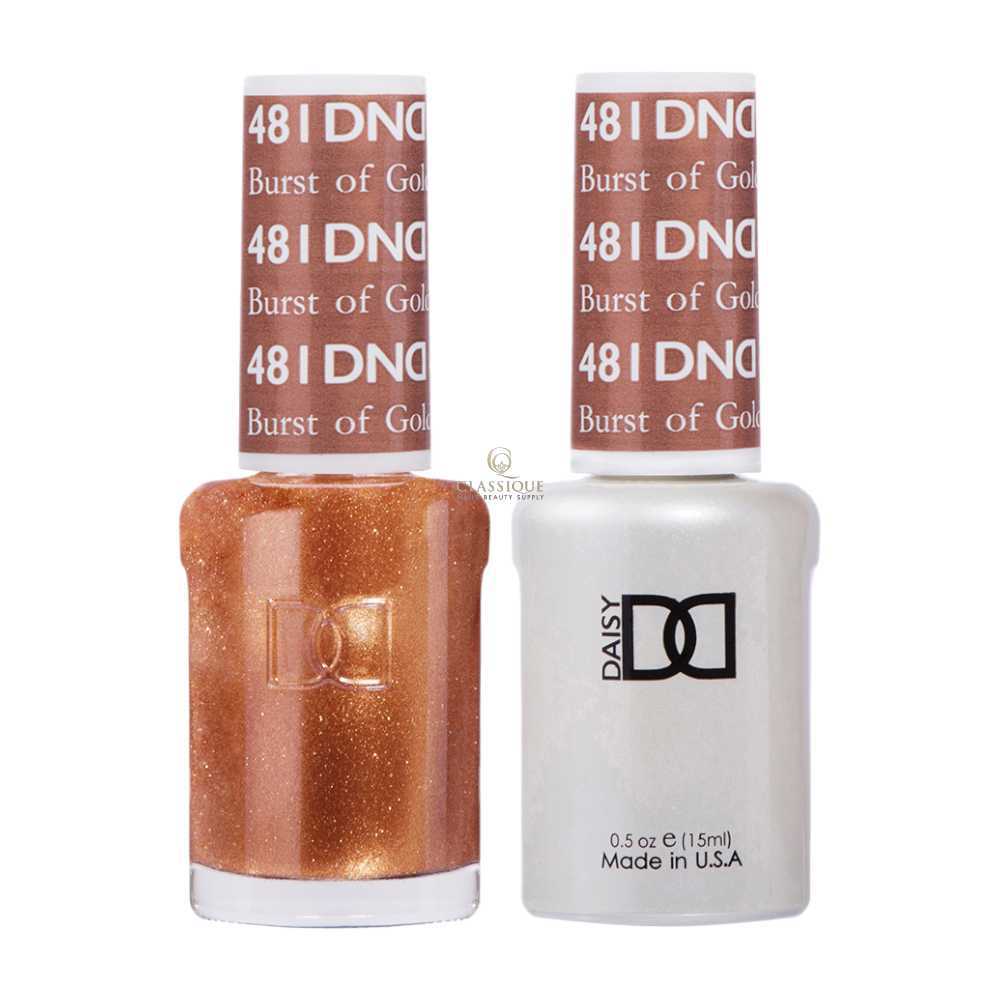 DND Gel & Lacquer Duo - Burst Of Gold #481