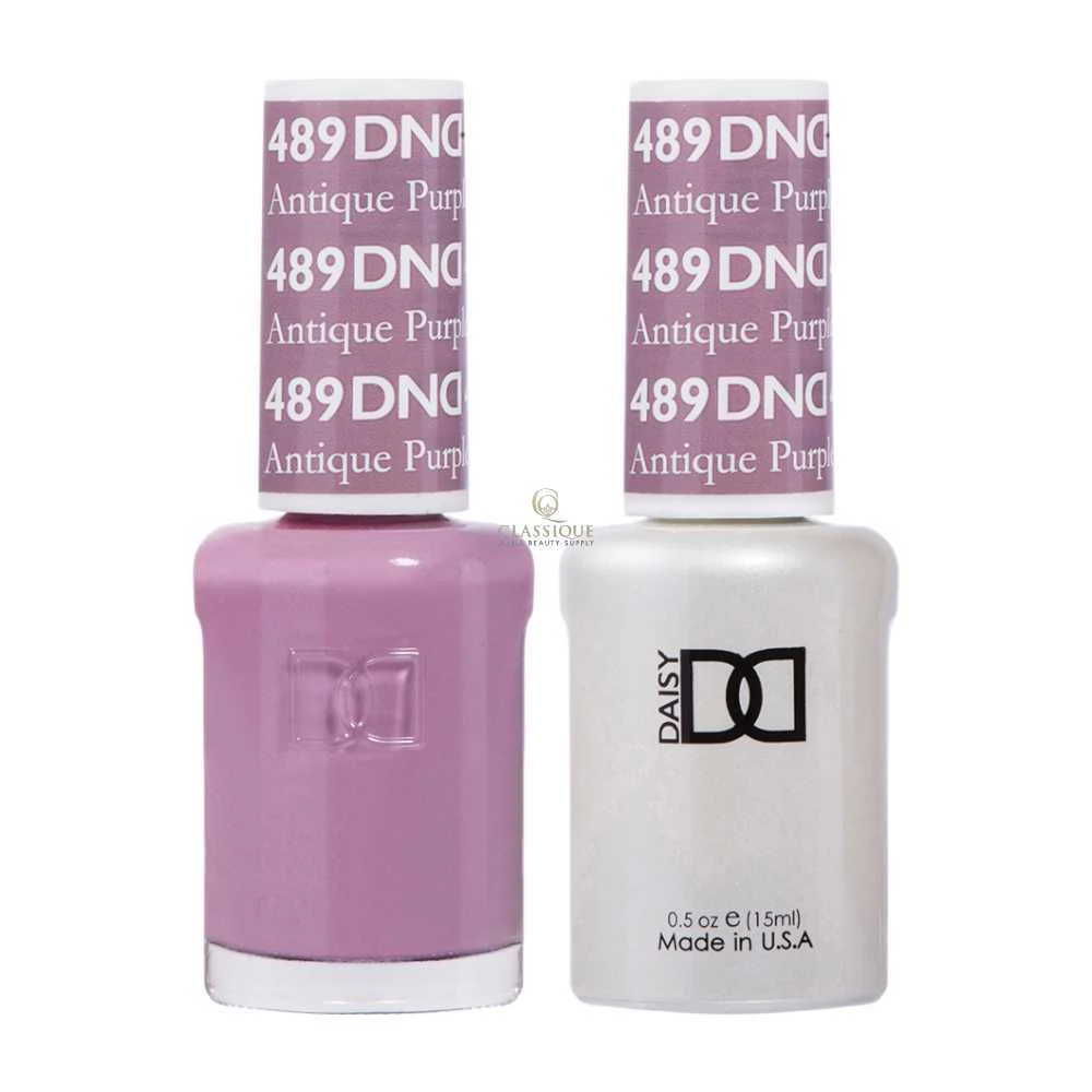 DND Gel & Lacquer Duo - Antique Purple #489