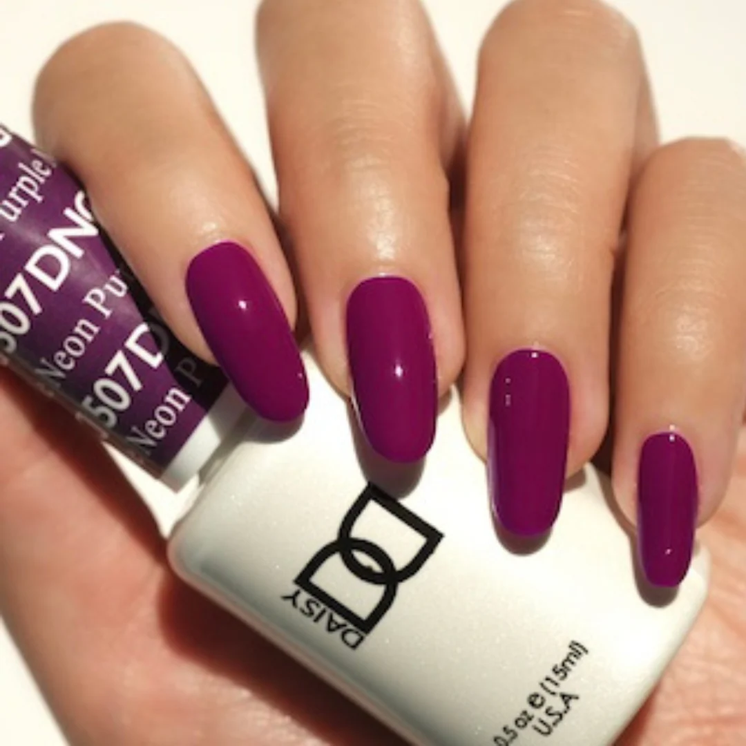 DND Gel & Lacquer Duo - Neon Purple #507 - Image 2