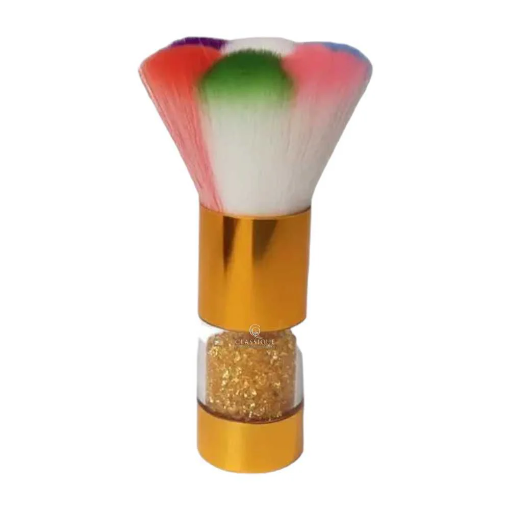 Dust Brush Rainbow w/ Gold Handle