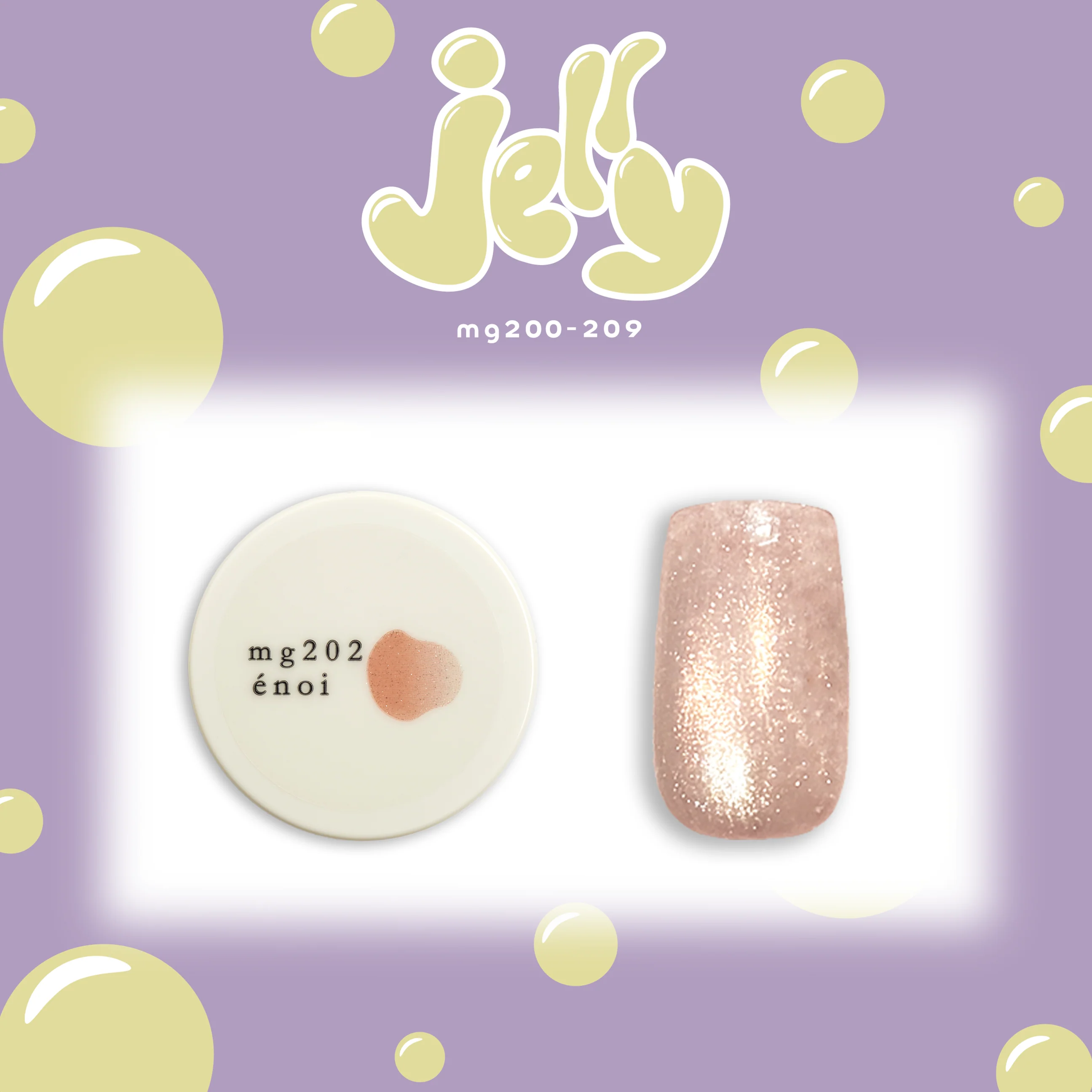 Enoi Cat Eye Gel Polish - Jelly Magnet #MG202