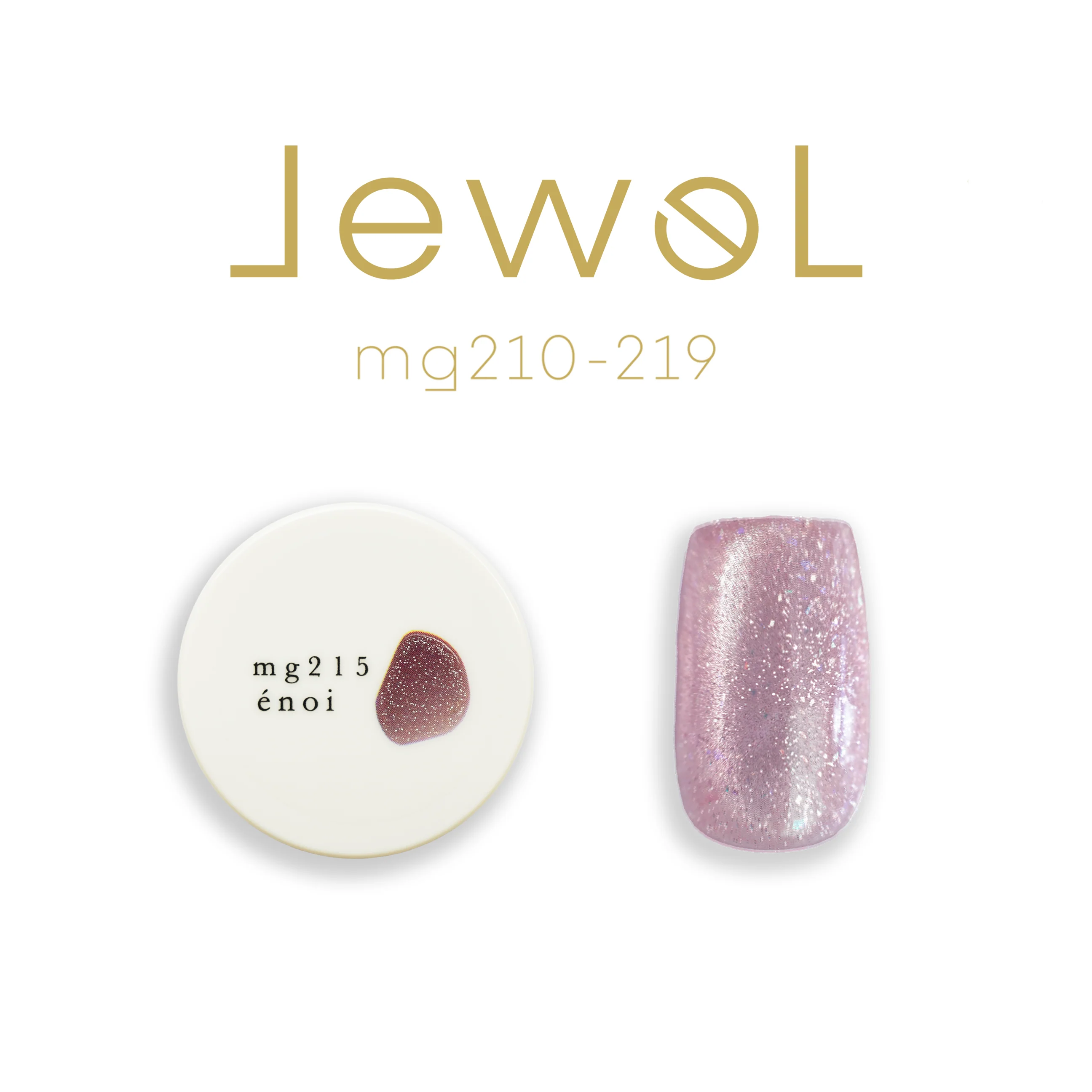 Enoi Cat Eye Gel Polish - Jewel Magnet Collection #MG210-219 - Image 10