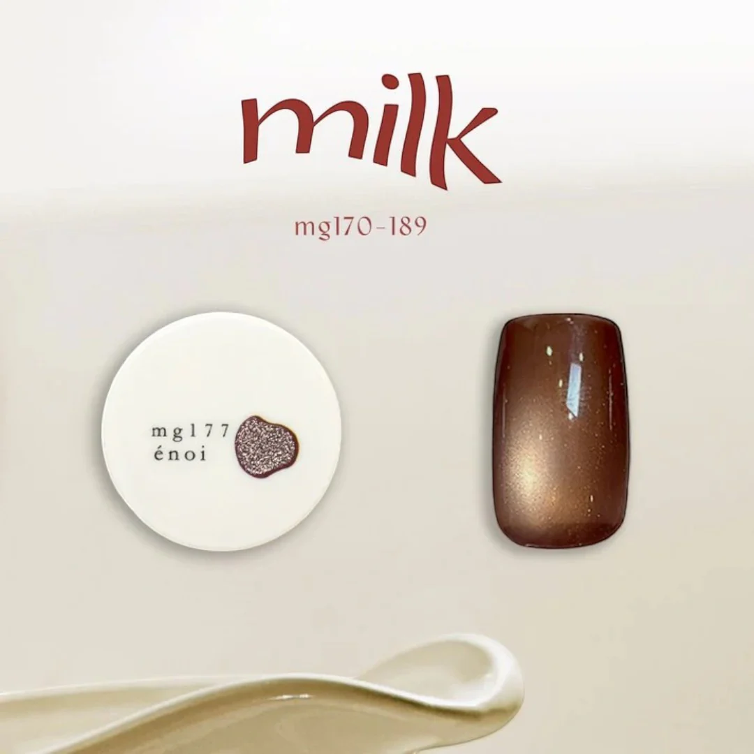 Enoi Cat Eye Gel Polish - Milk Magnet 3 Collection #MG170-MG189 (20Pcs) - Image 11