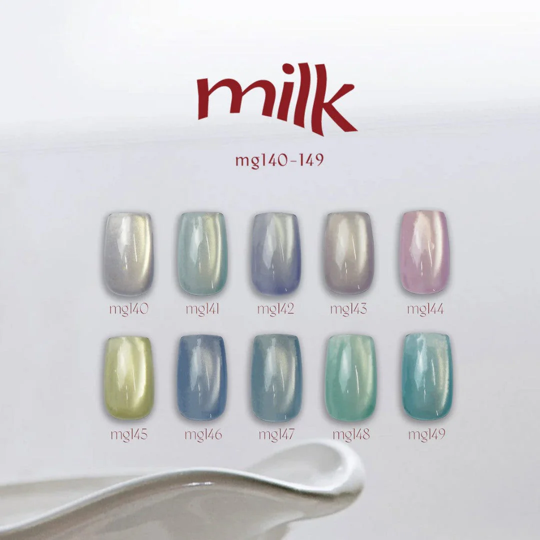 Enoi Cat Eye Gel Polish - Milk Magnet #MG146 - Image 2