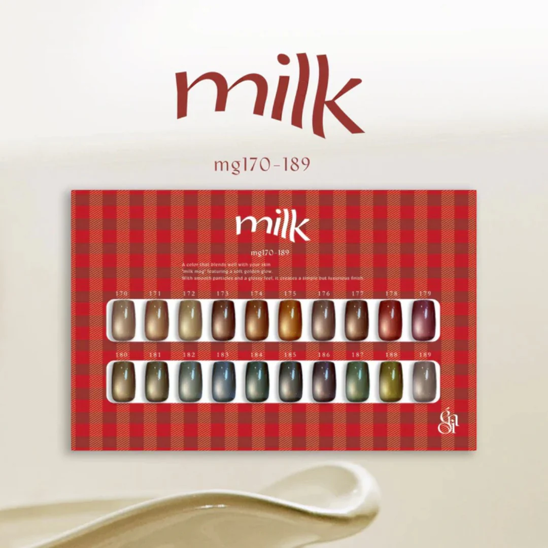 Enoi Cat Eye Gel Polish - Milk Magnet #MG177 - Image 3