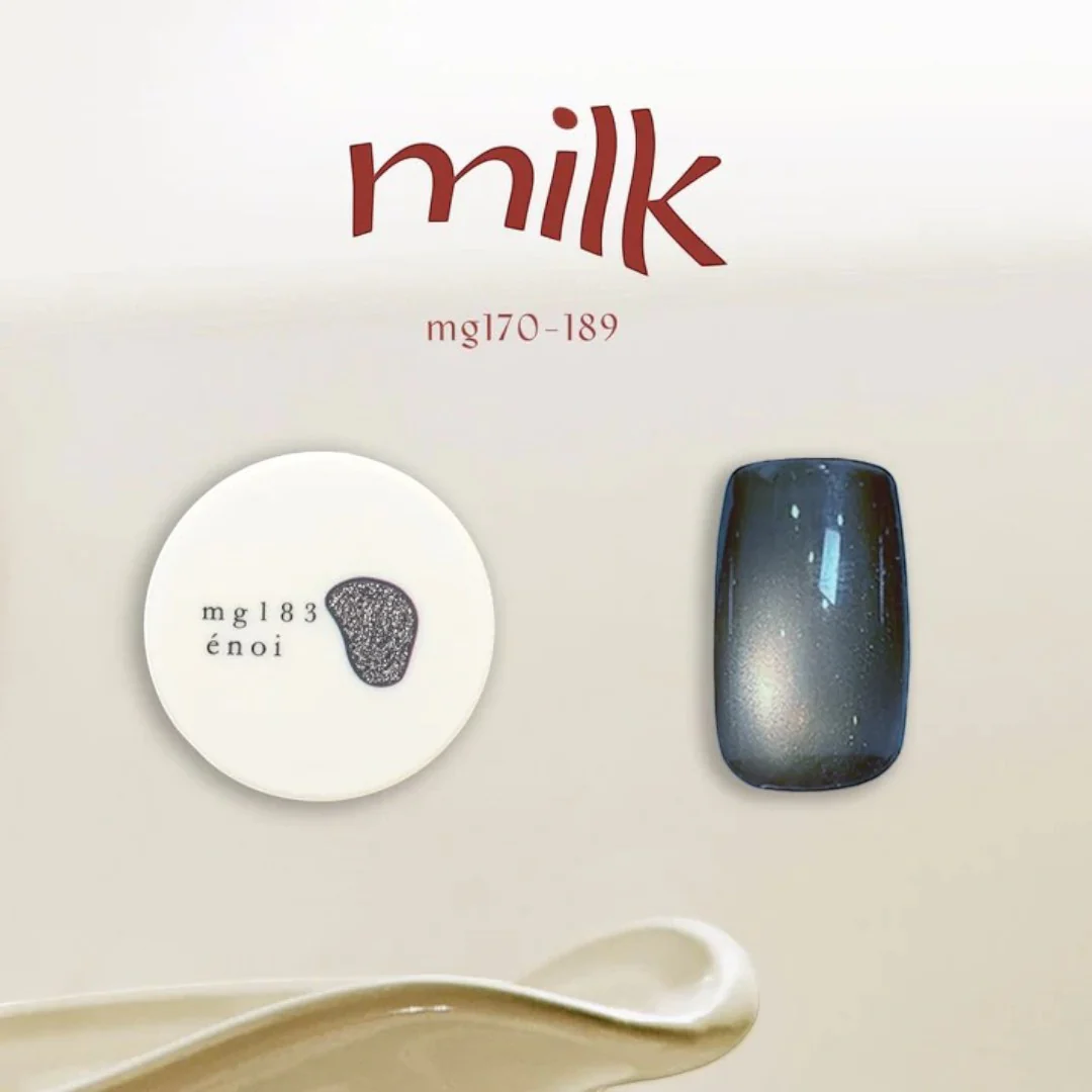 Enoi Cat Eye Gel Polish - Milk Magnet #MG183 - Image 2