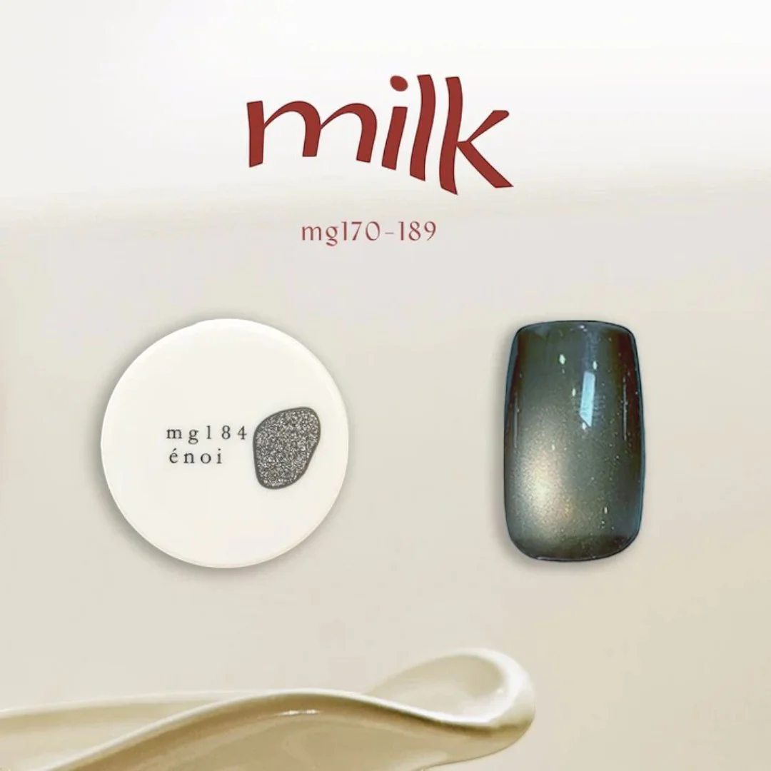 Enoi Cat Eye Gel Polish - Milk Magnet #MG184 - Image 2