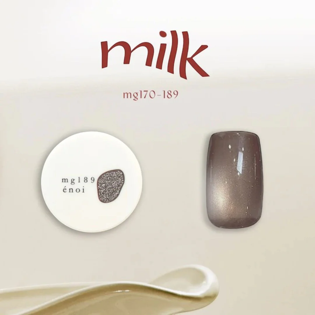 Enoi Cat Eye Gel Polish - Milk Magnet #MG189 - Image 2