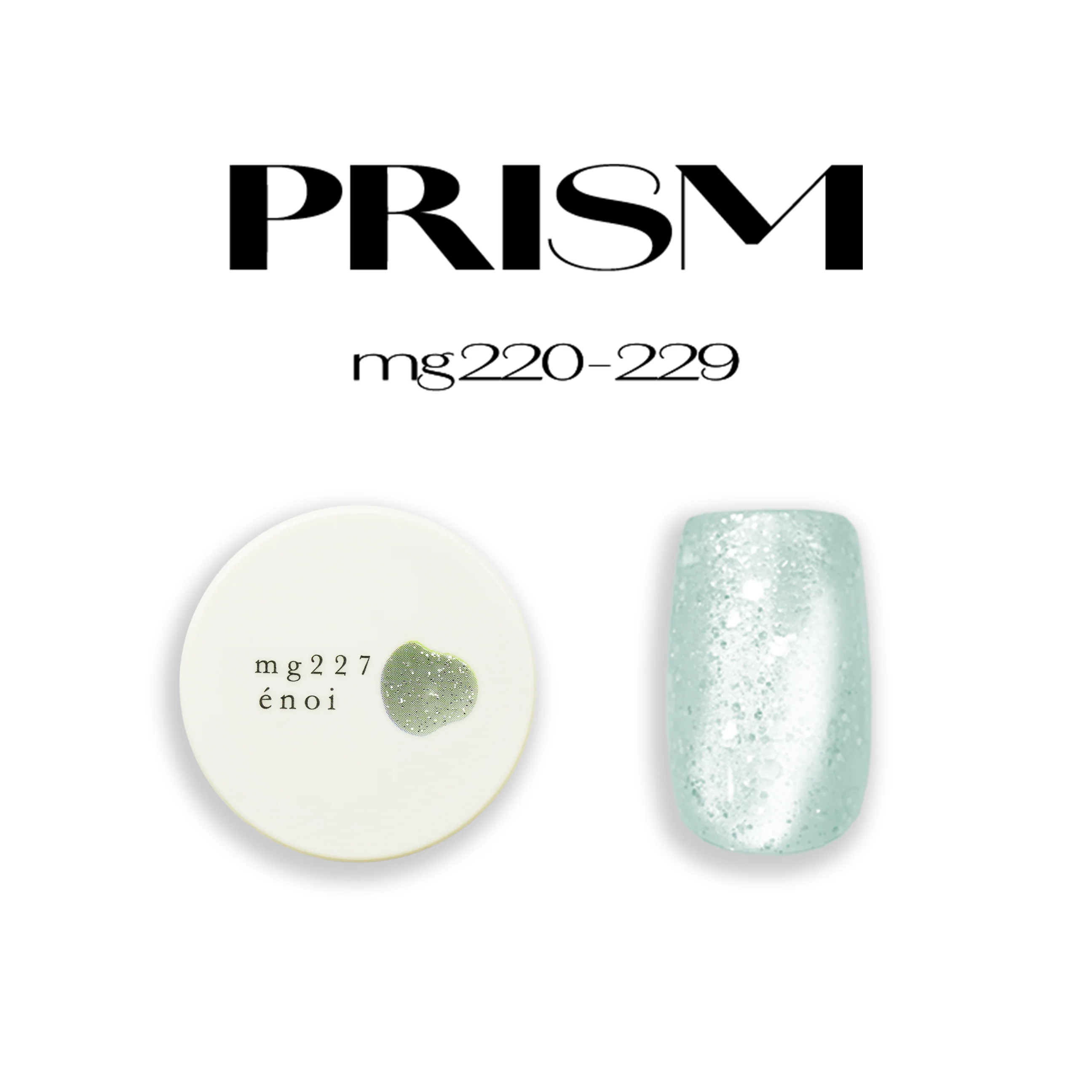 Enoi Cat Eye Gel Polish - Prism Magnet Collection #MG220-229 - Image 11