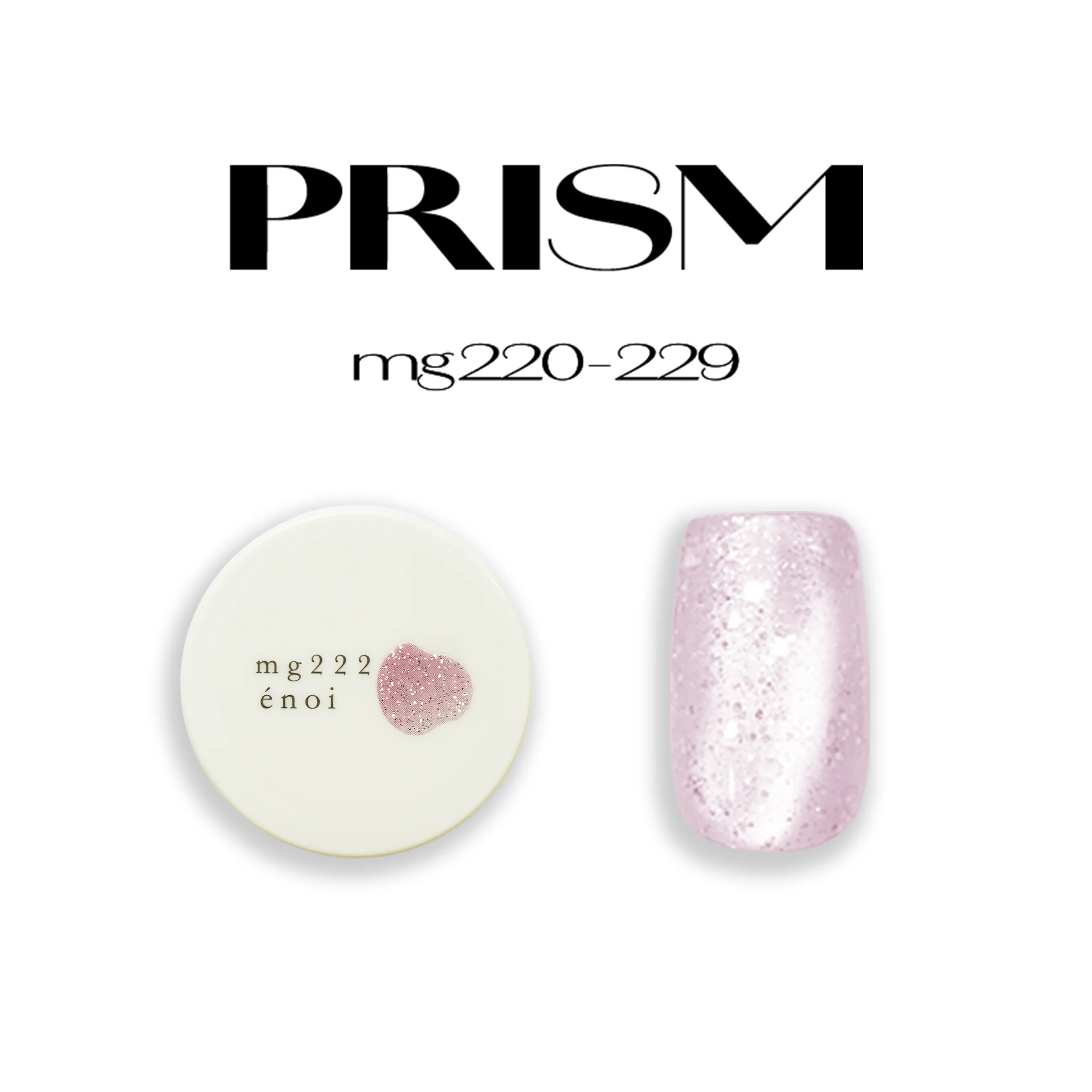 Enoi Cat Eye Gel Polish - Prism Magnet Collection #MG220-229 - Image 6