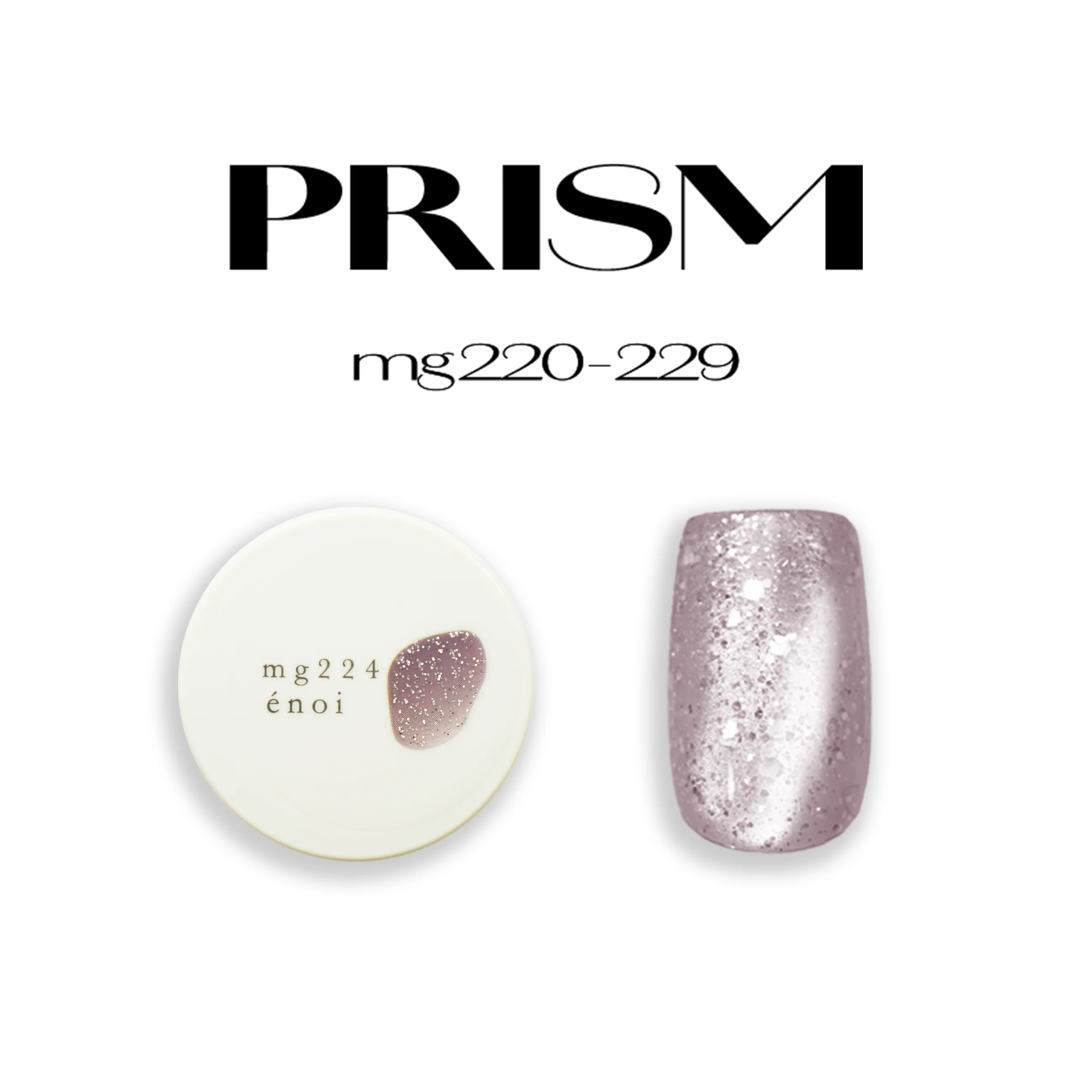 Enoi Cat Eye Gel Polish - Prism Magnet Collection #MG220-229 - Image 8