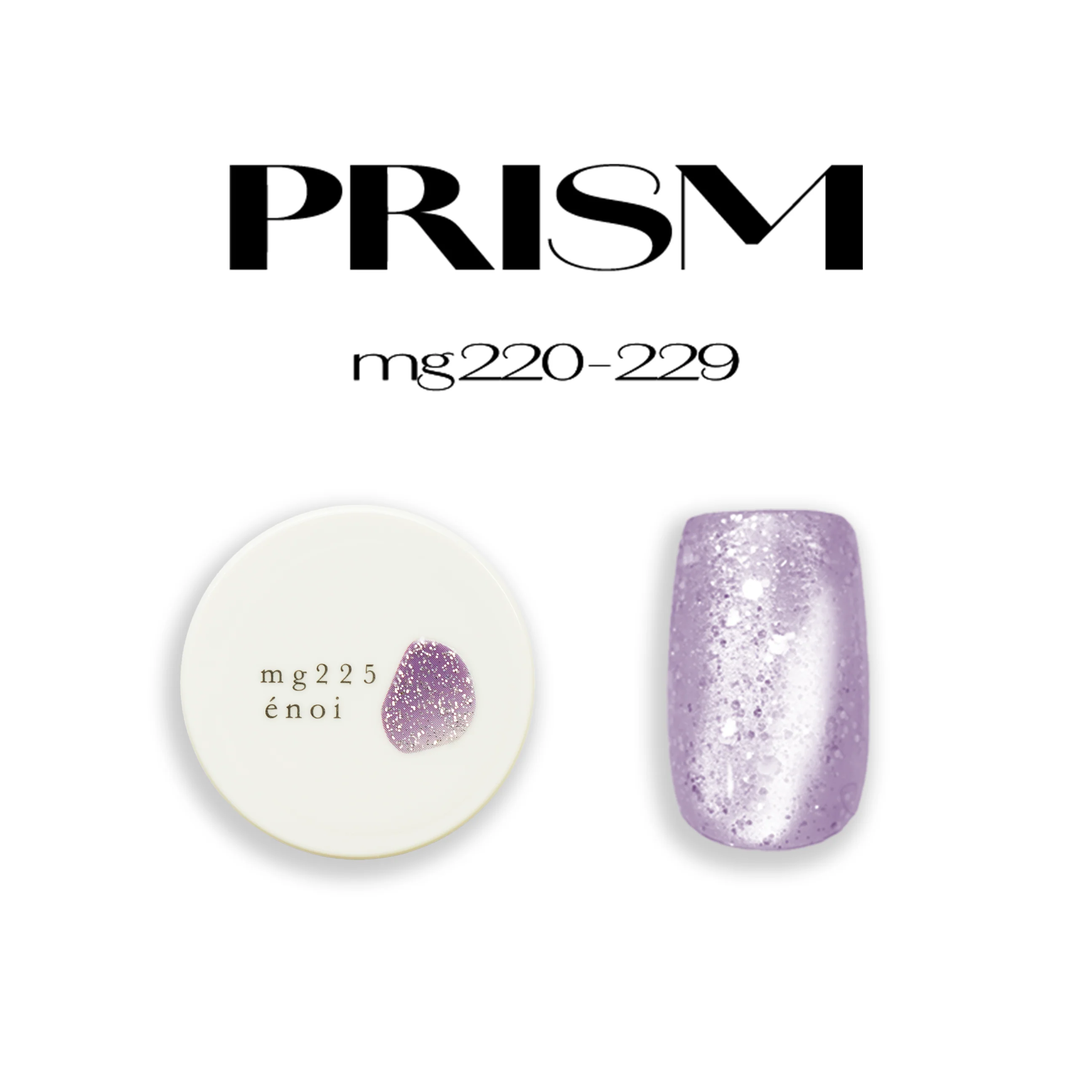 Enoi Cat Eye Gel Polish - Prism Magnet Collection #MG220-229 - Image 9