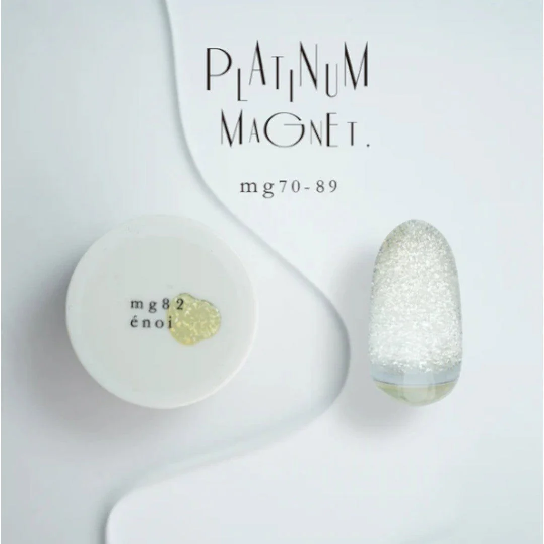 Enoi Cat Eye Gel Polish - Platinum Magnet #MG82 - Image 2