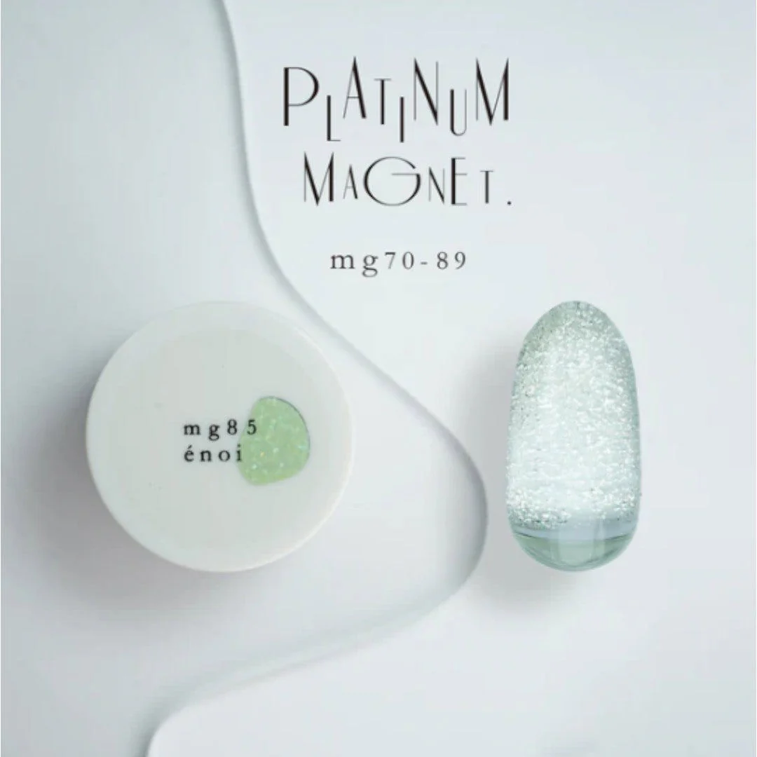 Enoi Cat Eye Gel Polish - Platinum Magnet #MG85 - Image 2