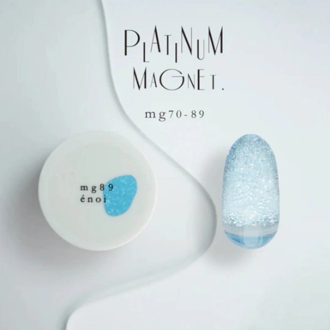 Enoi Cat Eye Gel Polish - Platinum Magnet #MG89 - Image 2