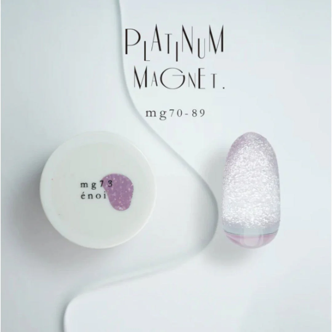 Enoi Cat Eye Gel Polish - Platinum Magnet #MG73 - Image 2