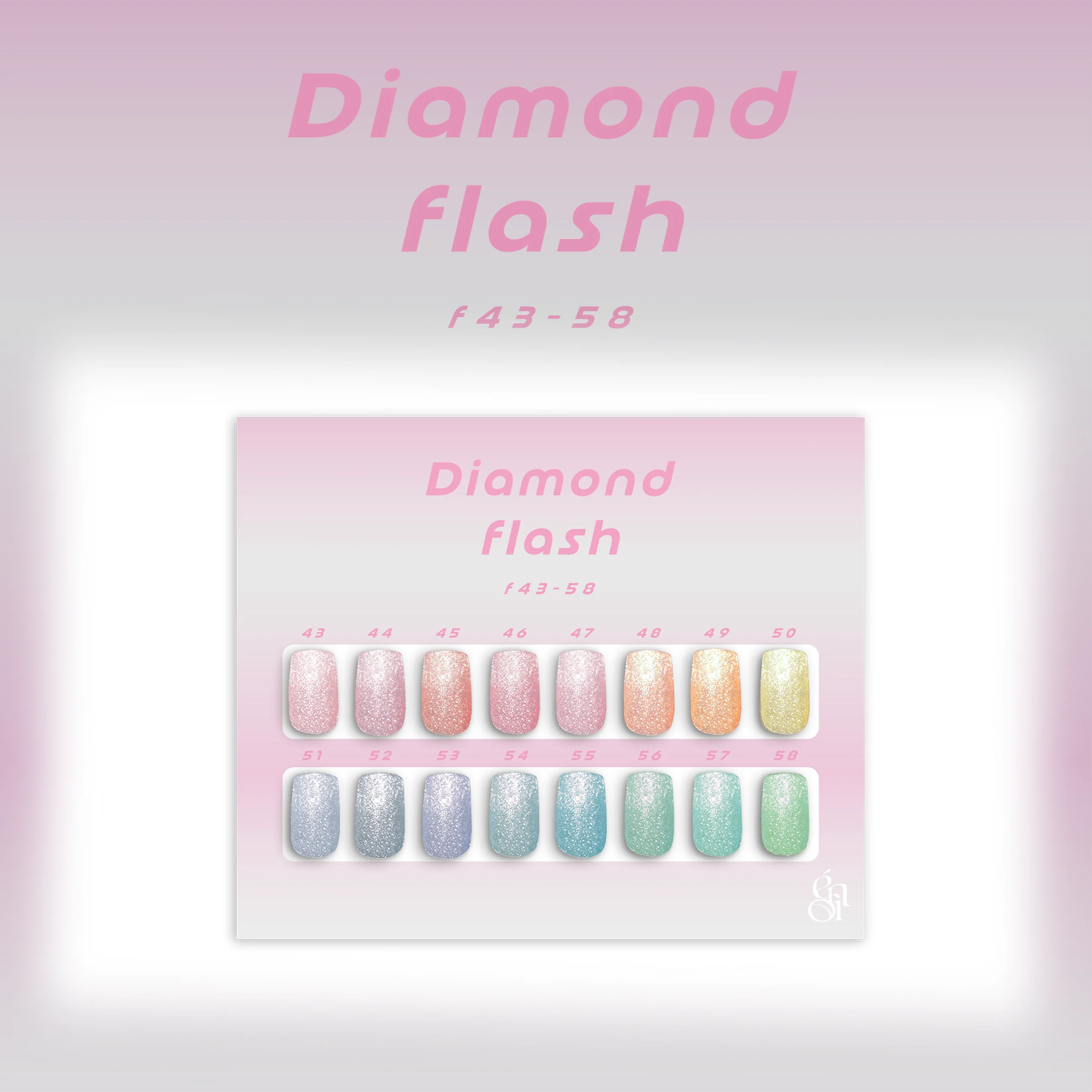 Enoi Gel Polish - Diamond Flash Set #F43-F58