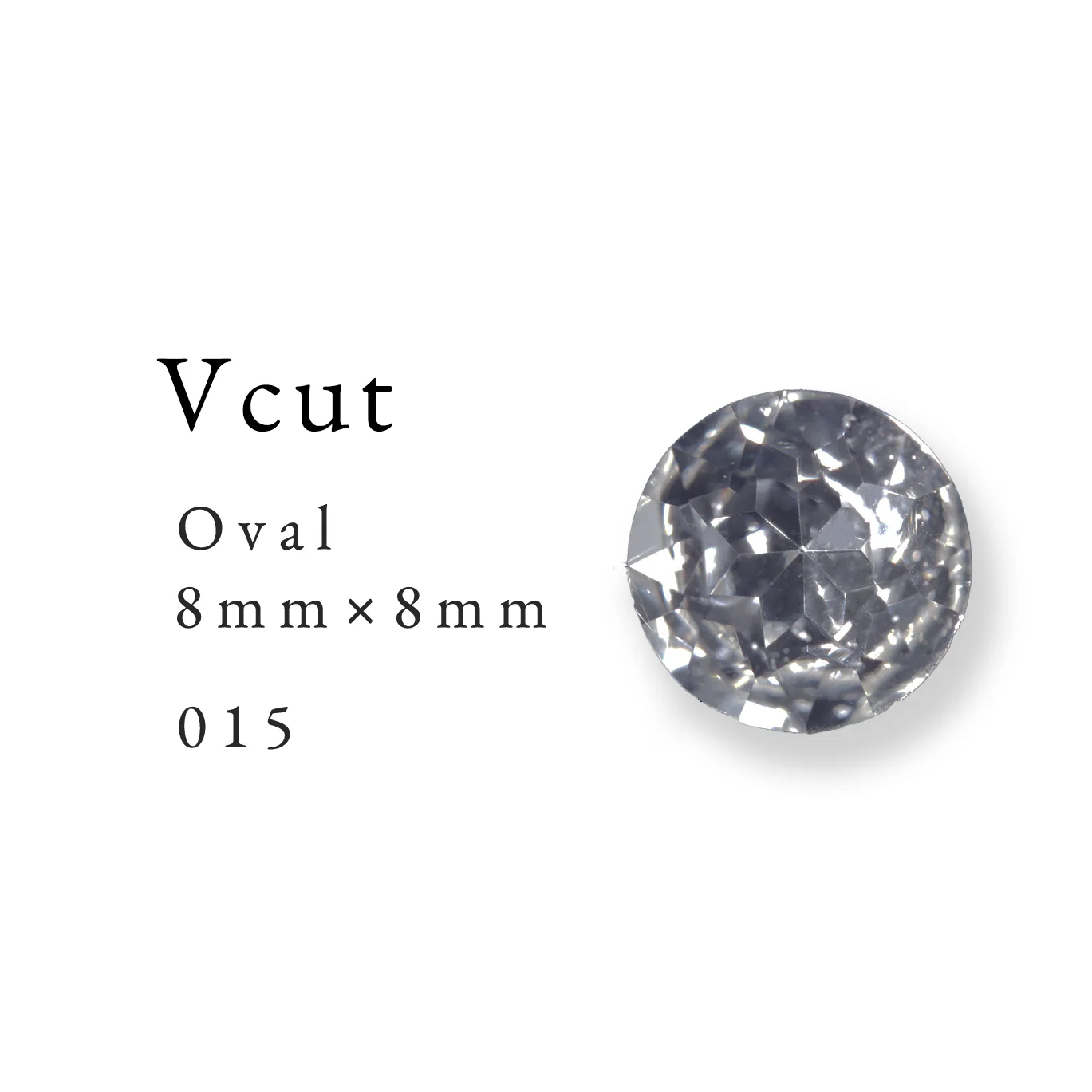 Enoi Parts - V Cut Oval 8mm #015