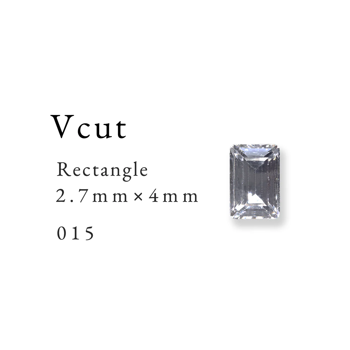 Enoi Parts - V Cut Rectangle 2.7×4 #015