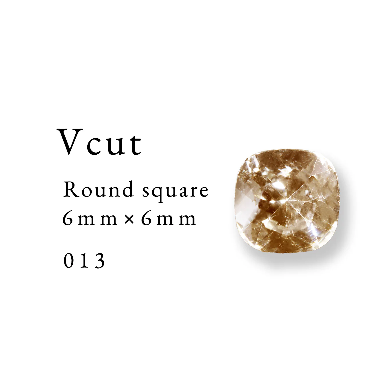 Enoi Parts - V Cut Round square 6×6 #013