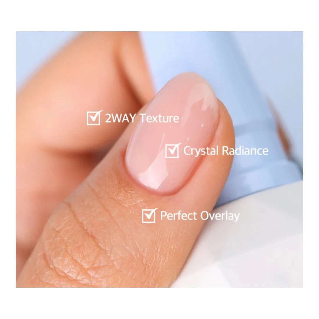 Estemio Gel Top Coat - Non-Wipe Crystal Semi-Thick Texture - Medium - Image 2