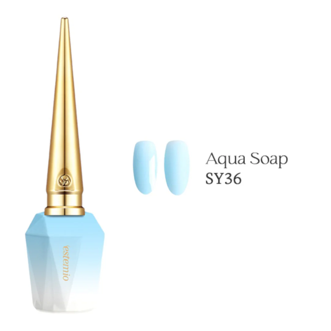 Estemio Syrup Gel Polish - Aqua Soap #SY36 - Image 2