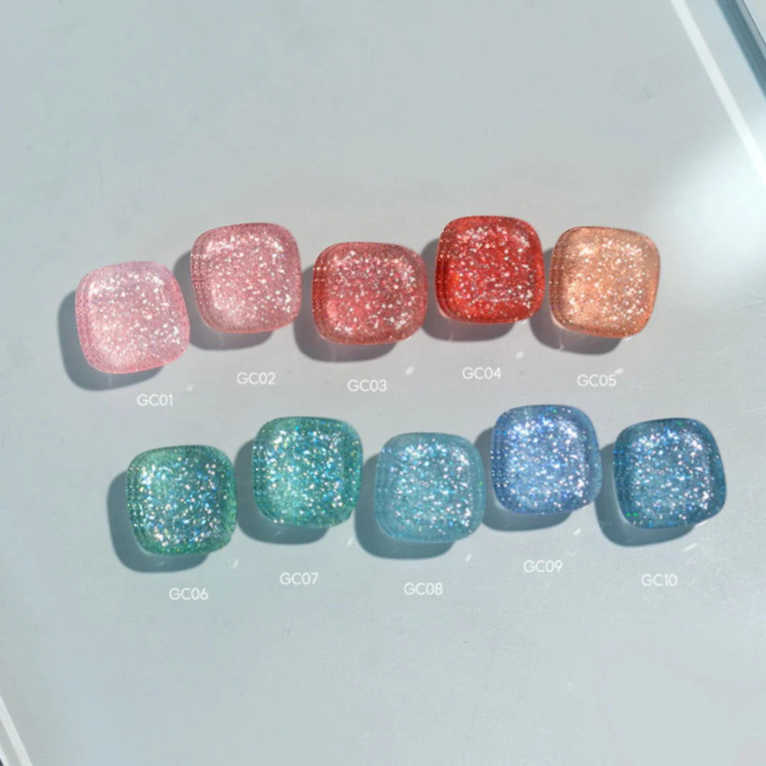 FAUVE Flash Glitter Gel Polish #GC10 - Image 5