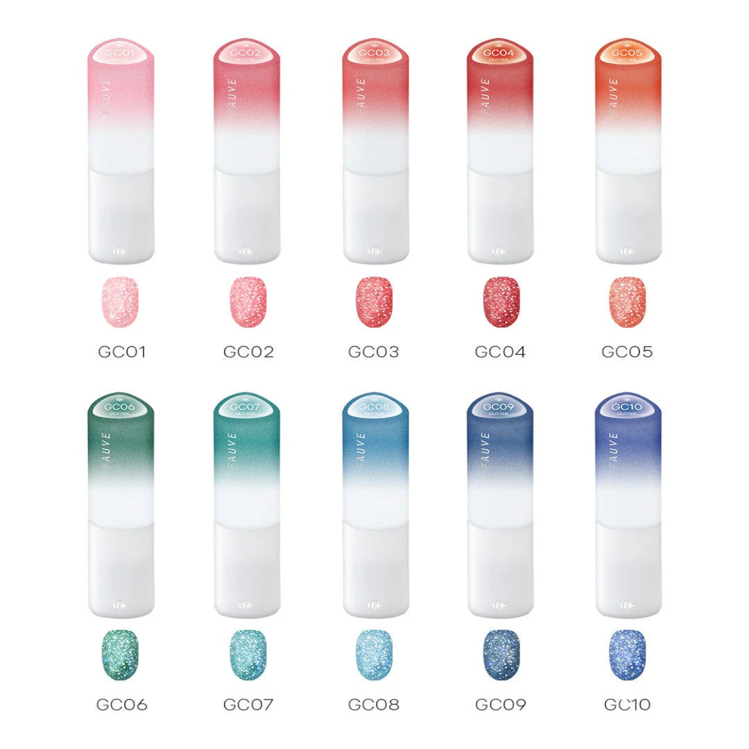FAUVE Flash Glitter Gel Polish #GC10 - Image 7