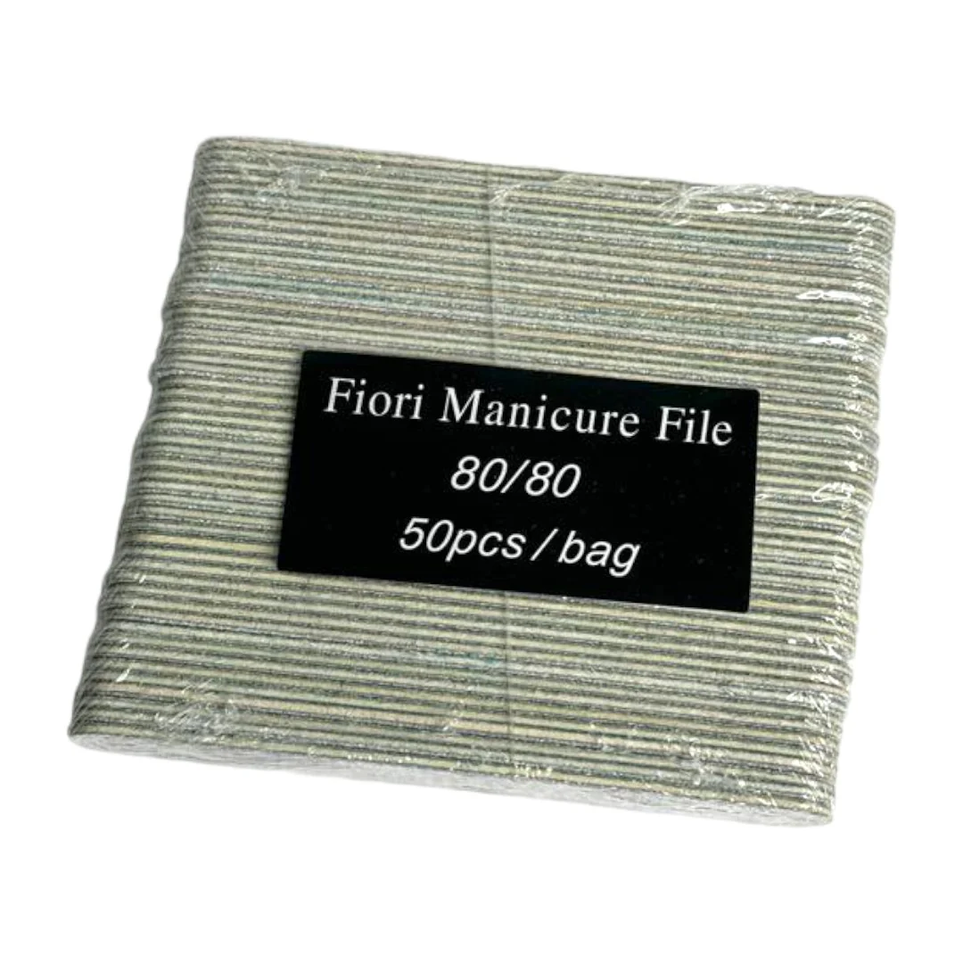 Fiori Mini Nail Files - Zebra 80/80 Grit - Image 2