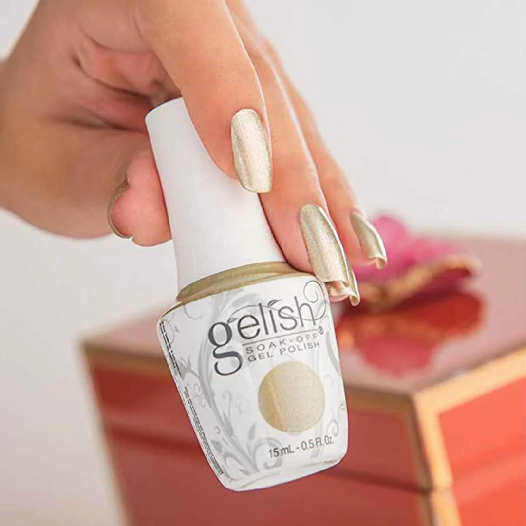 Gelish Gel Polish - Give Me Gold #1110075 - Image 2