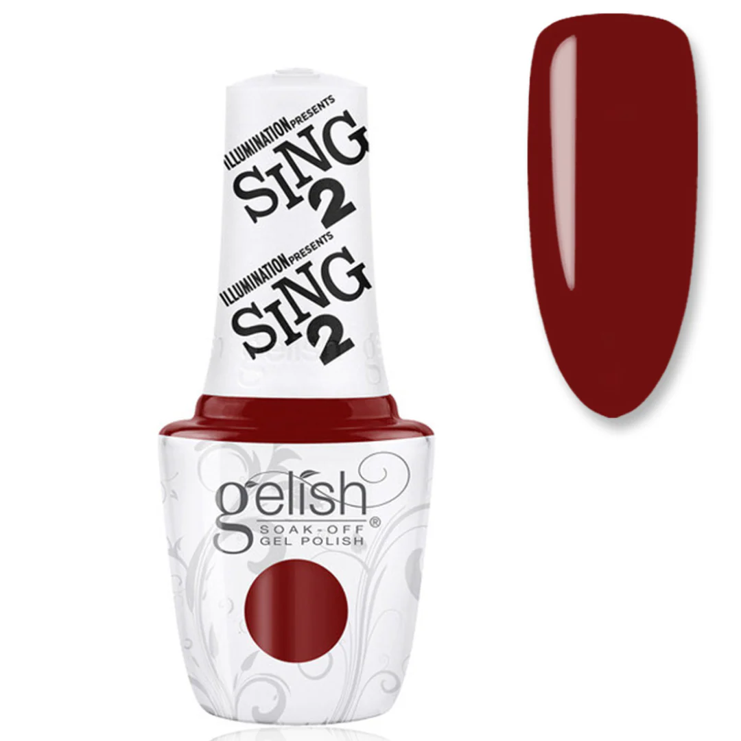 Gelish Gel Polish - Red Shore City Rouge #1110442 - Image 2