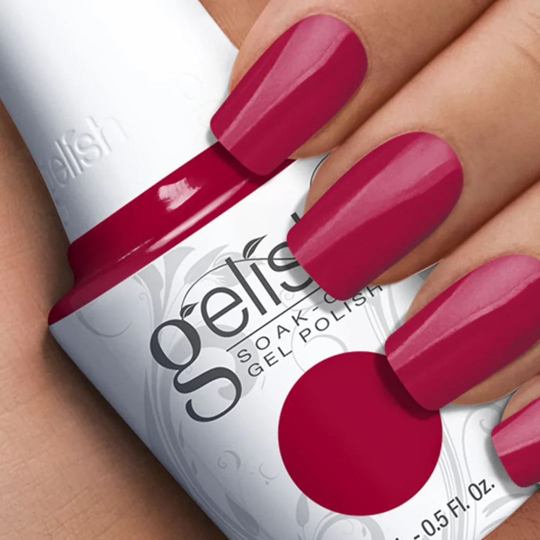 Gelish Gel Polish - Ruby Two-Shoes #1110189 - Image 2