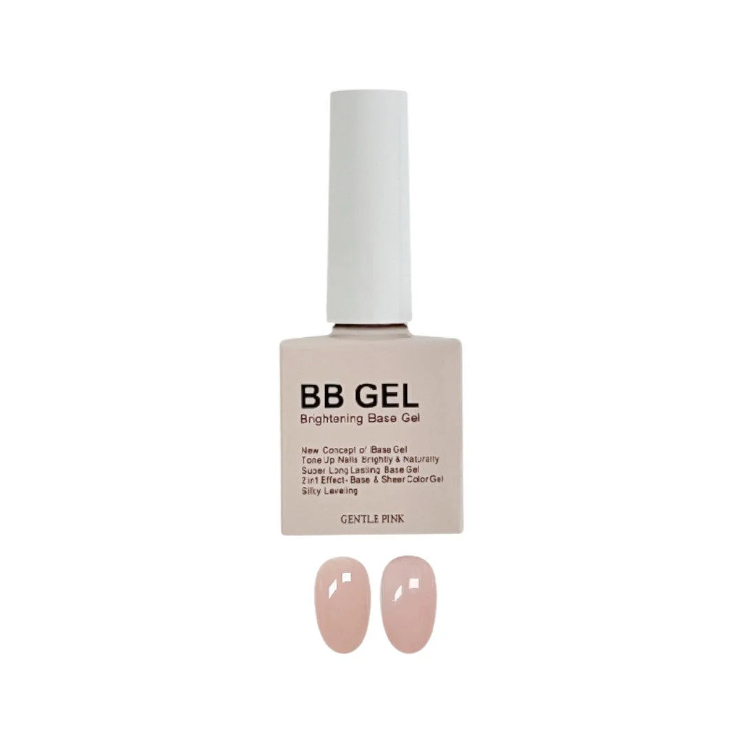 Gentle Pink BB Gel - 2In1 Brightening Colour Base Gel #BB04