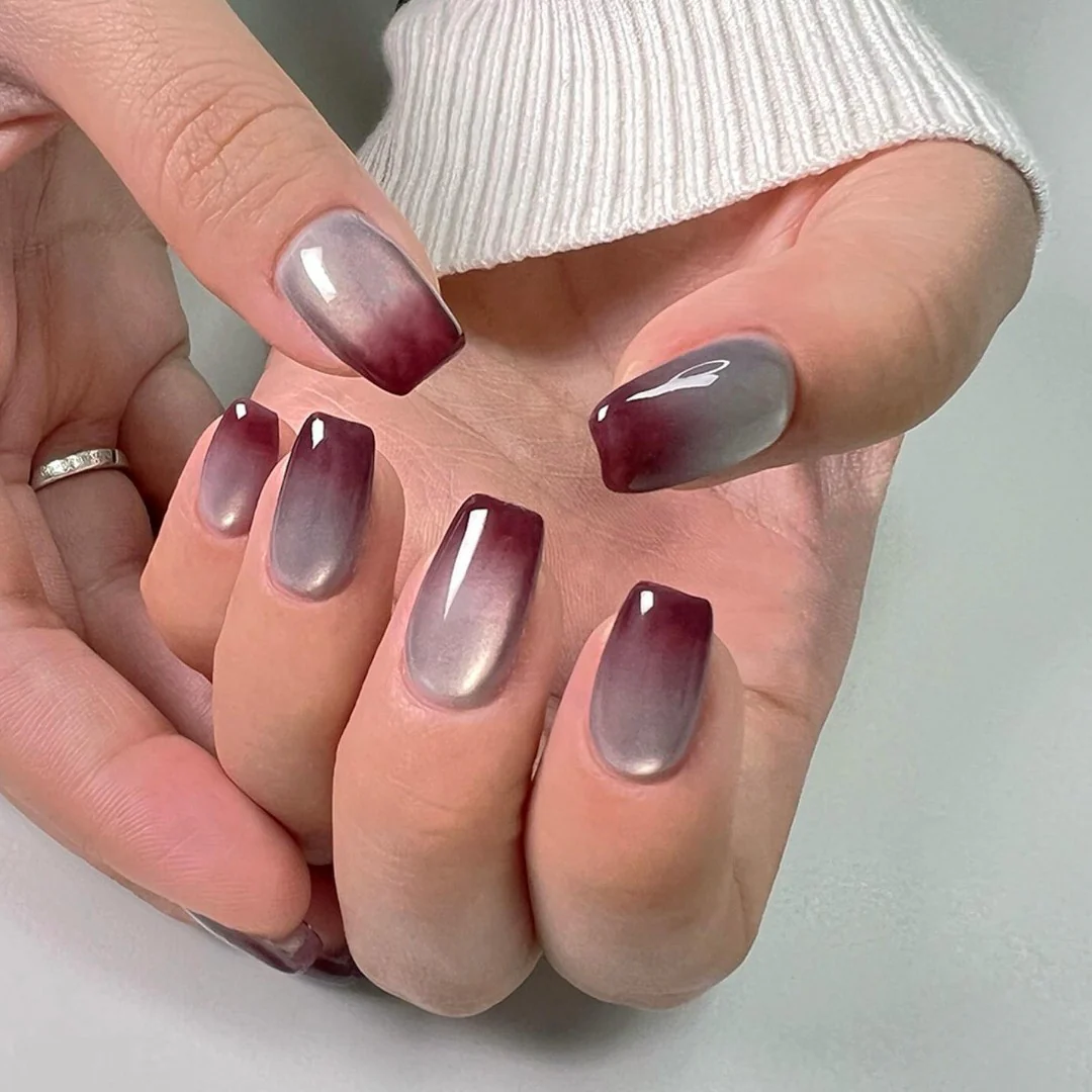 Gentle Pink Cat Eye Gel Polish - Raspberry Tea #ST125 - Image 6