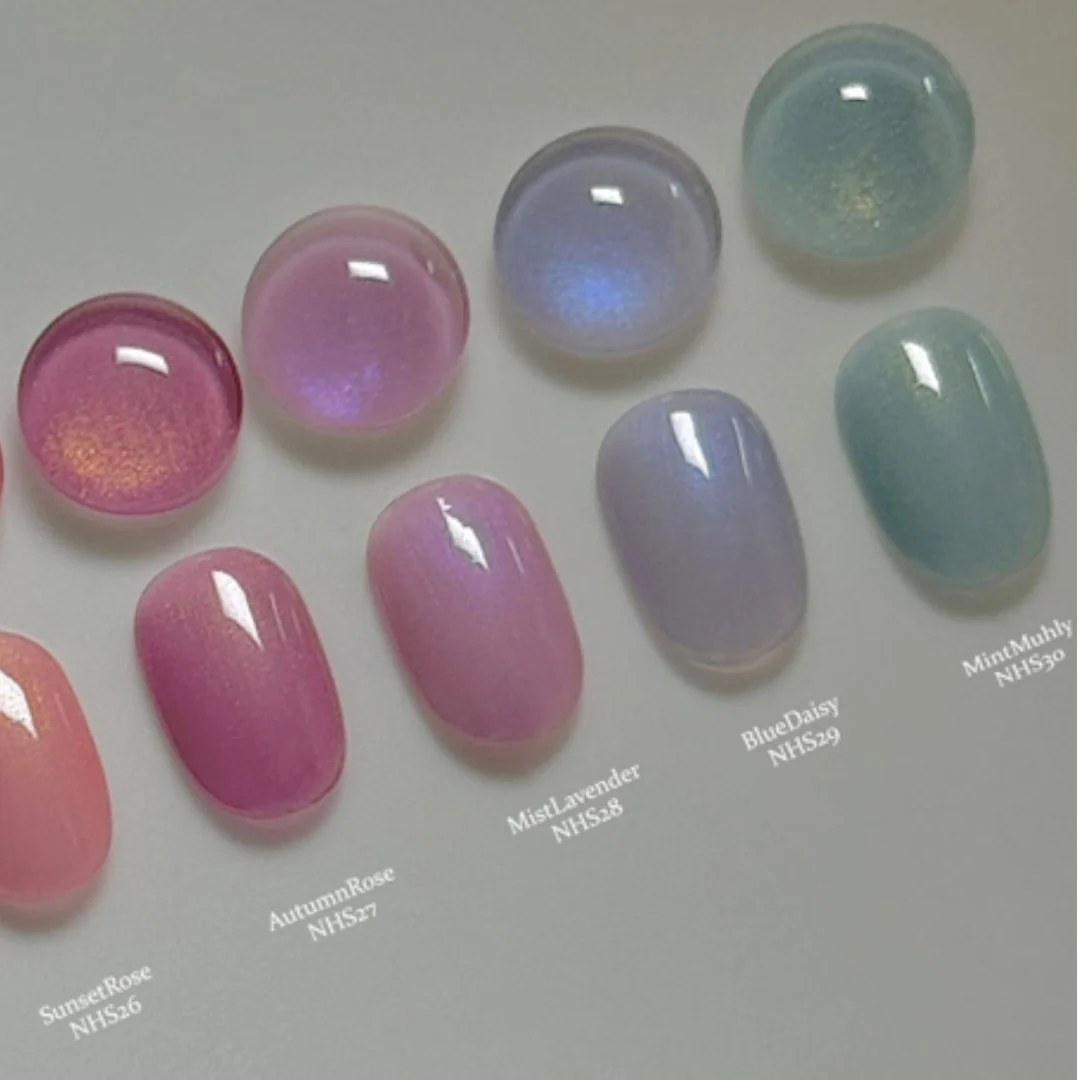 Gentle Pink Cat Eye Gel Polish - Rose Blush #ST116 - Image 3
