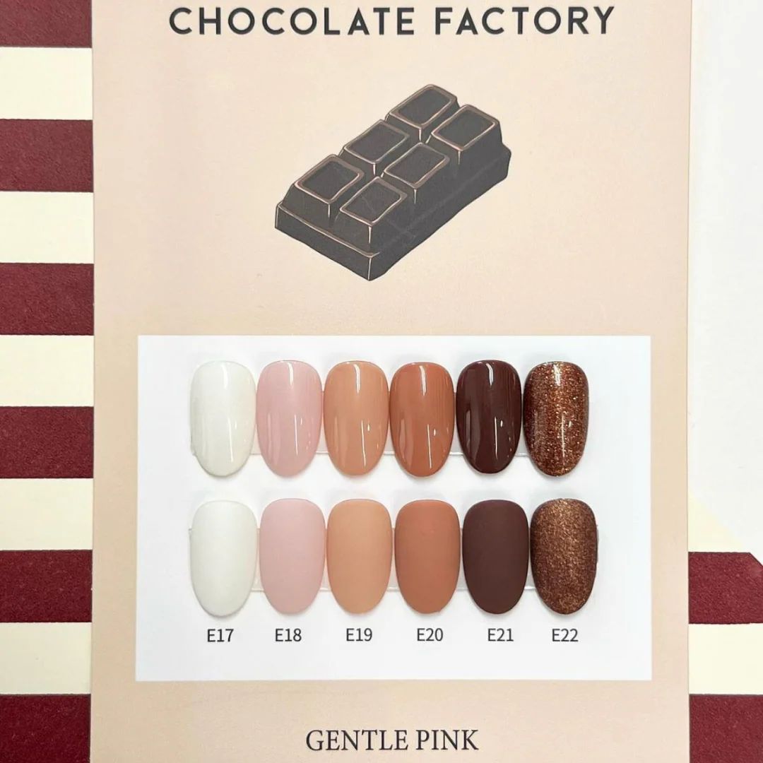 Gentle Pink Gel Colour #E21 Dark Chocolate - Image 2