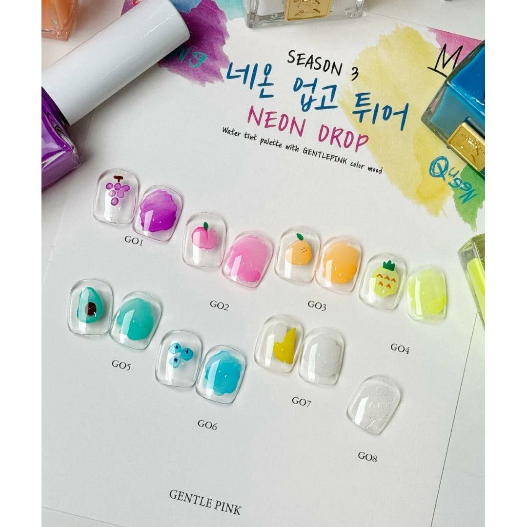 Gentle Pink Neon Drop Ink #G02 - Image 2