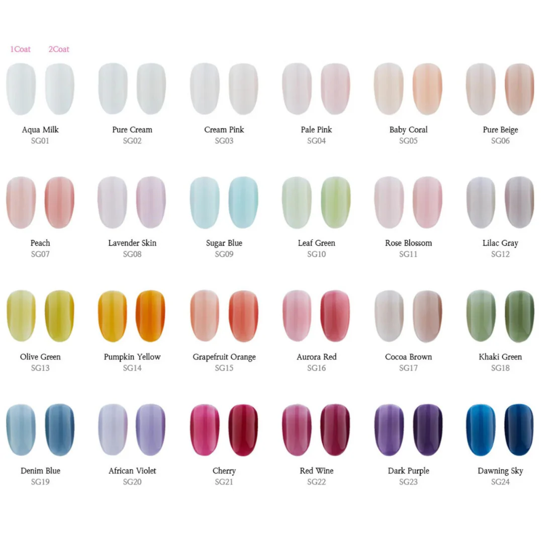 Gentle Pink Syrup Gel Polish #SG05 - Image 2