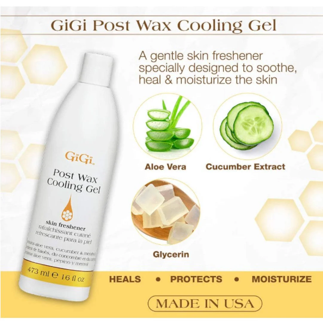 Gigi Post Wax Cooling Gel 16oz - Image 2