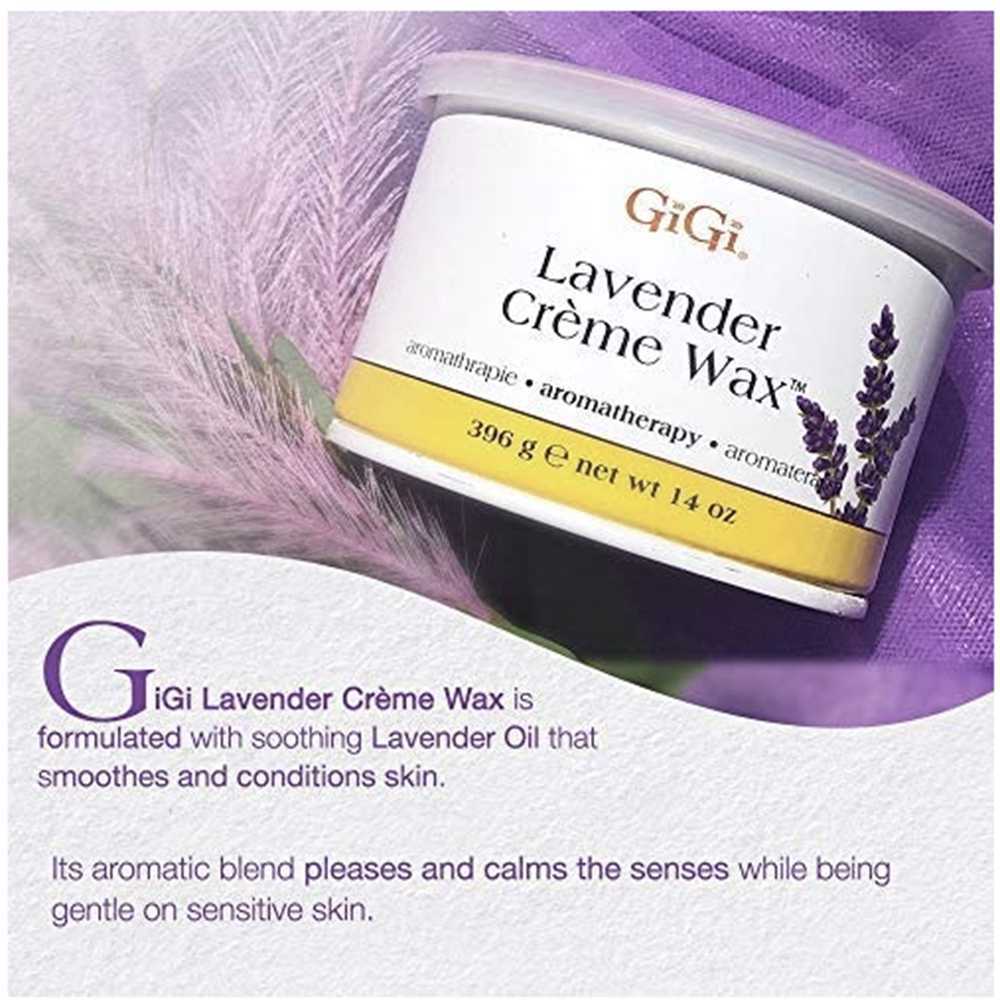 Gigi Soft Wax - Lavender Creme 14Oz #0870 - Image 2