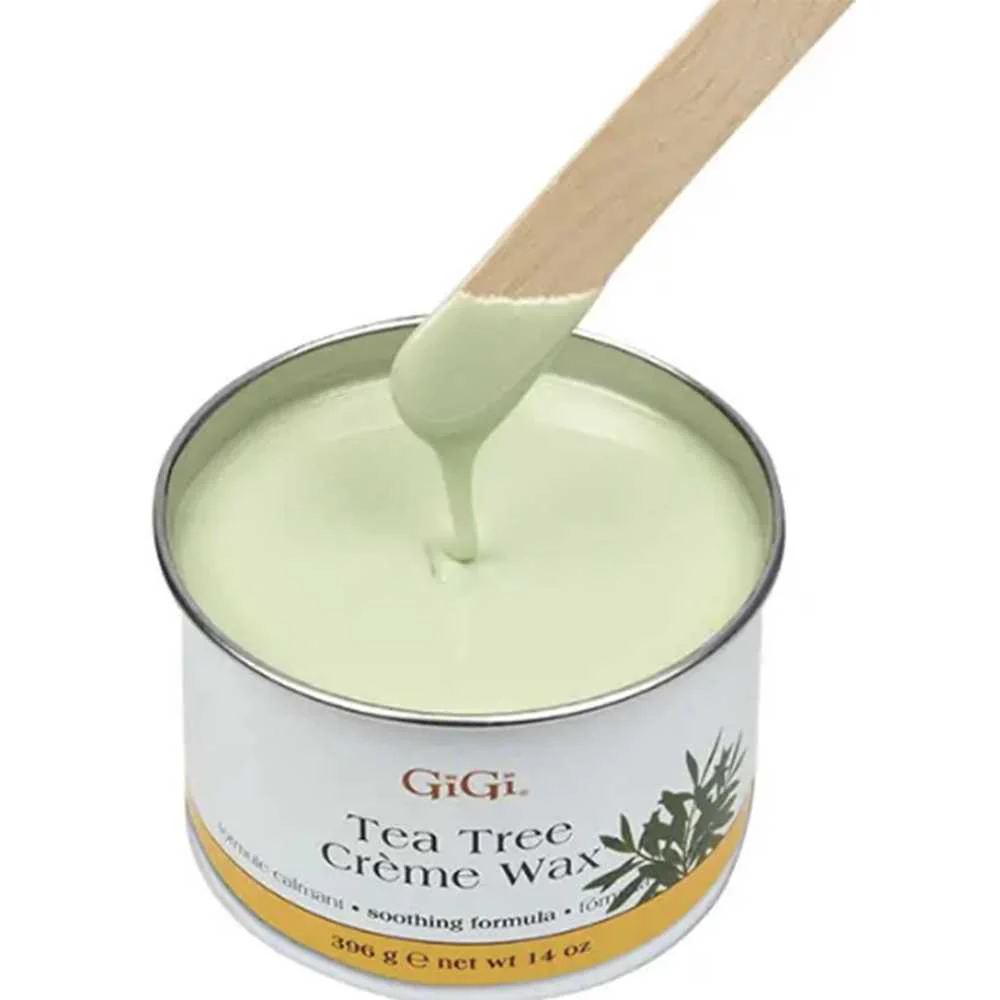 Gigi Soft Wax - Tea Tree Crème 14Oz - Image 2