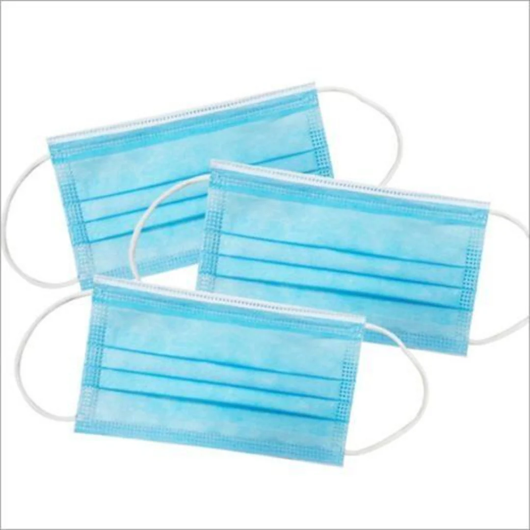 GMT 4ply Face Mask - Blue (Box of 50)