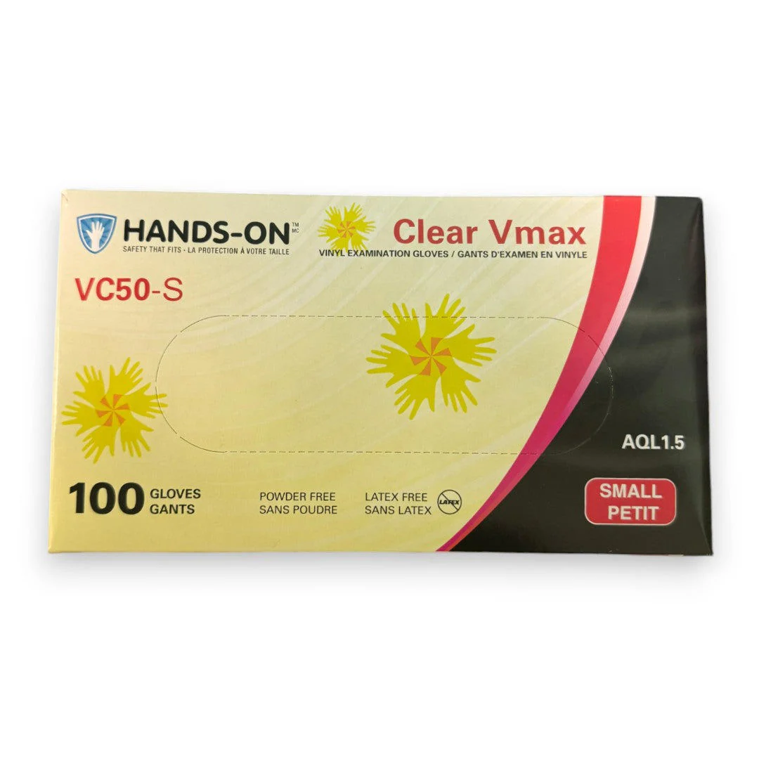 Hands-On Clear Vinyl Powder Free Gloves (Box Of 100) - Image 4