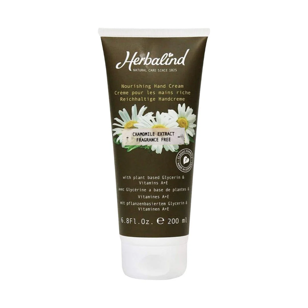 Herbalind Hand Cream Fragrance Free 200mL