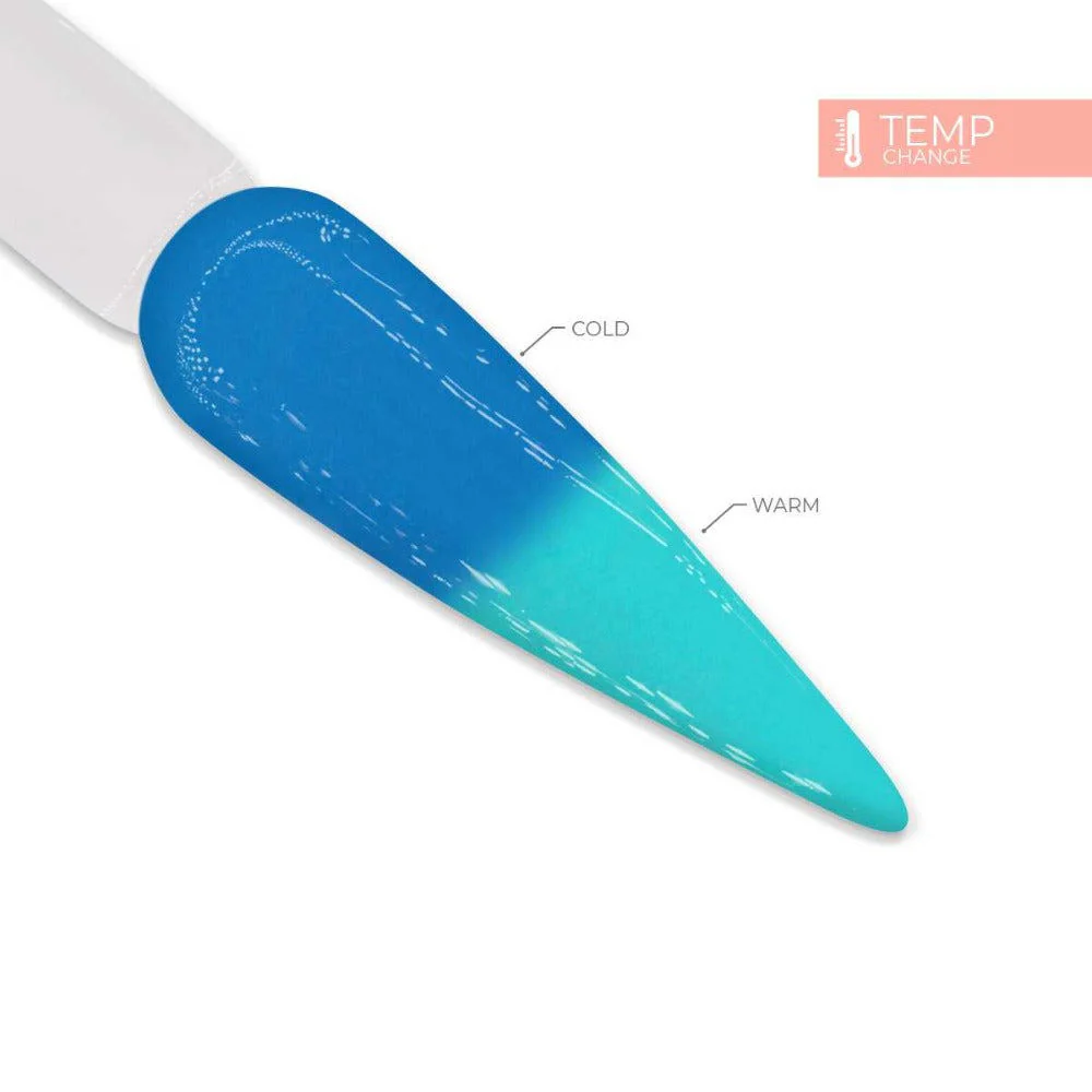 IGel Mood Change Gel Polish - Turquoise Water #MC31 - Image 2