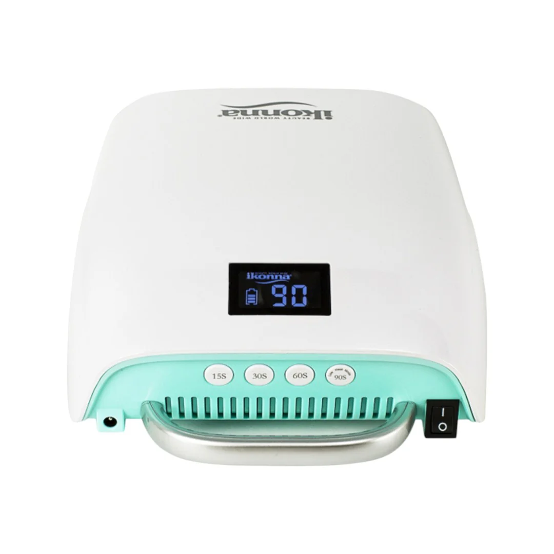 Ikonna LED/UV Nail Lamp - Rechargeable 36W/48W - White - Image 3