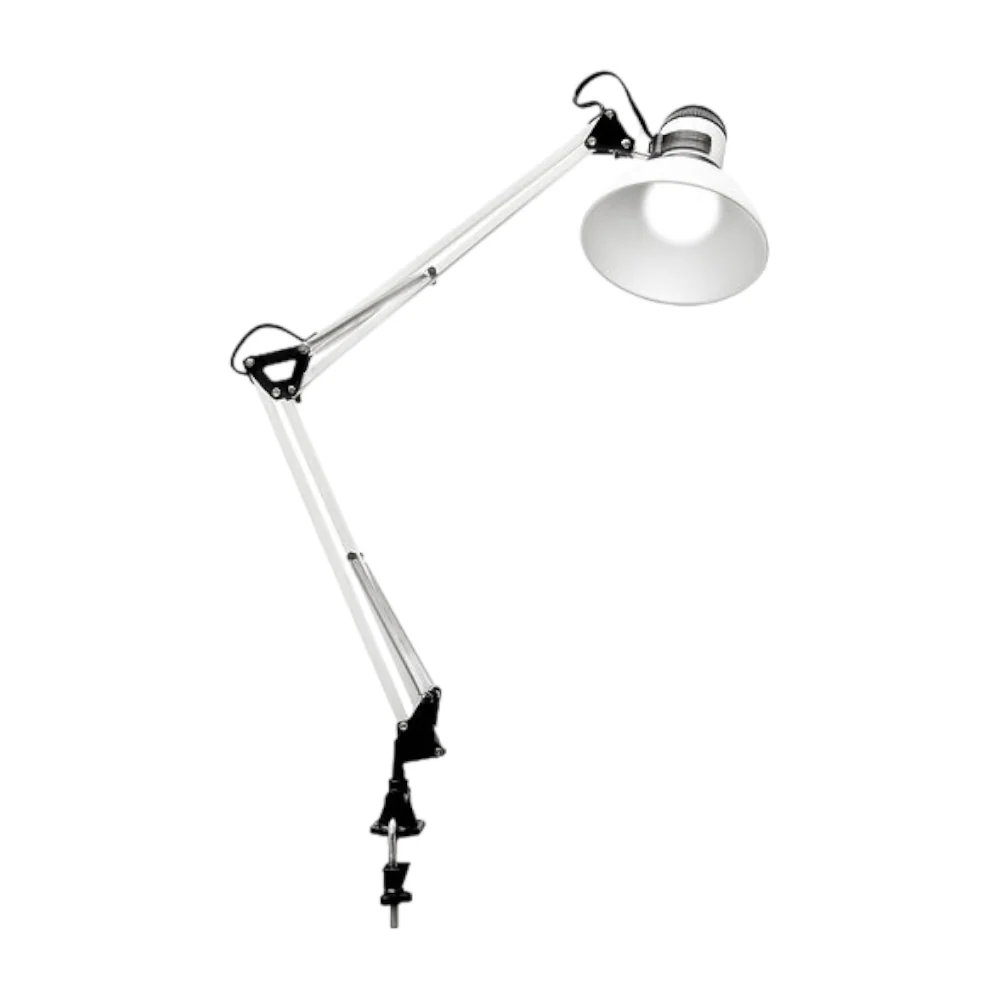 Intertek Swing Arm Adjustable Table Lamp - Silver