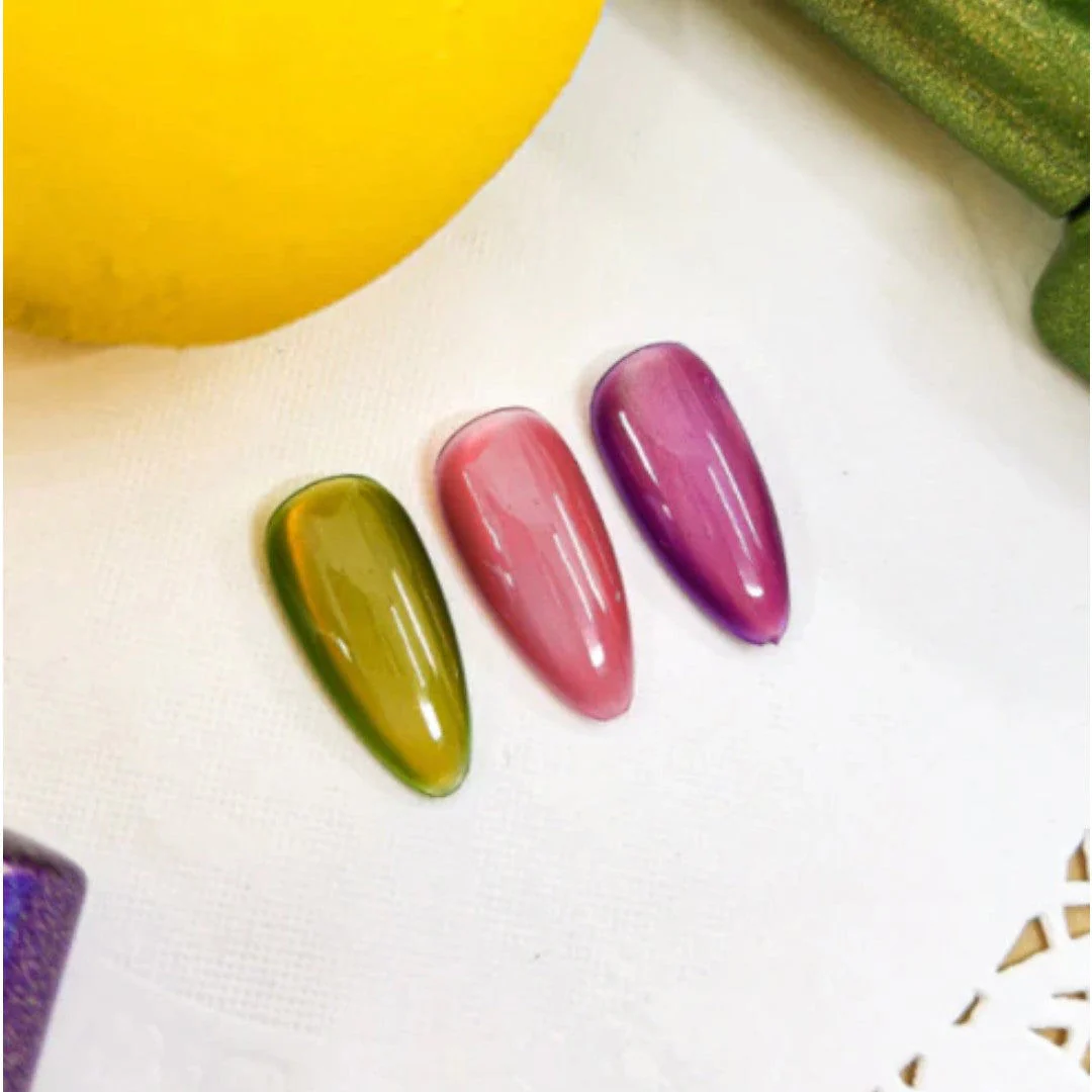 Jel and Gel Cat Eye Gel Polish - Special Fruit Collection (3pcs) - Image 2