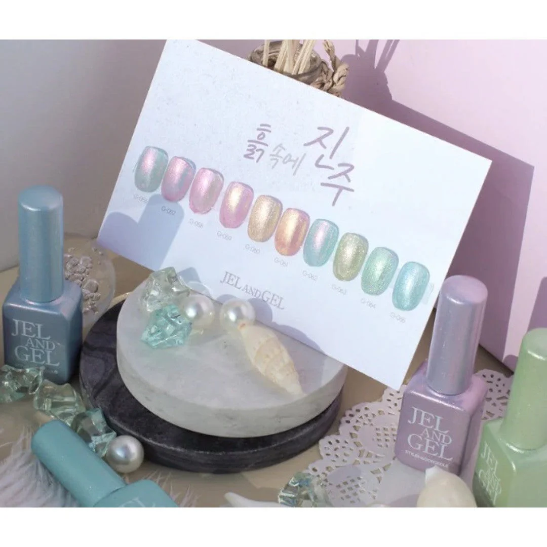 Jel and Gel Glitter Gel Polish - A Pearl In The Soil 1 Collection #G56-65 (10pcs) - Image 3