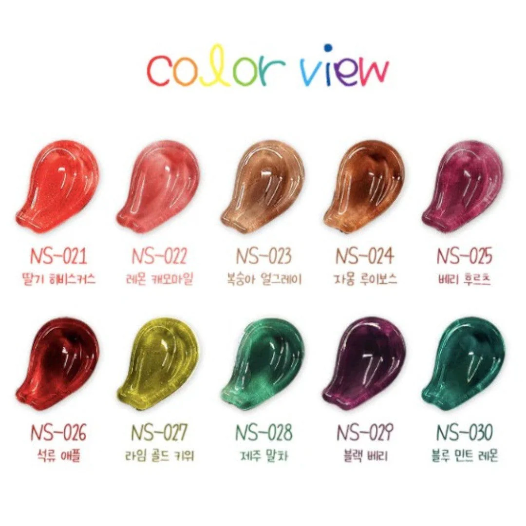 Jel and Gel Syrup Gel Polish - Nudy Ade 3 Collection #NS021-030 (10pcs) - Image 2